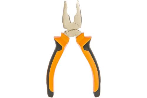 Пассатижи 160мм  73/6/3/6 двухкомпонентн. рукоятки никелир. Вихрь