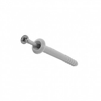 Дюбель-гвоздь 6х60 гриб, манжета, полипропилен (200шт.) ГОСКРЕП-пак.