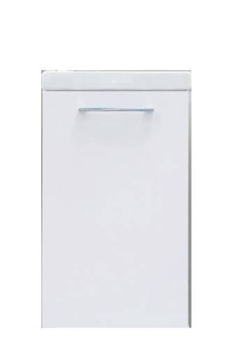 Тумба Ноктюрн 40П 1д мдф Белый глянец без умывальника У37625(como-40), 58420