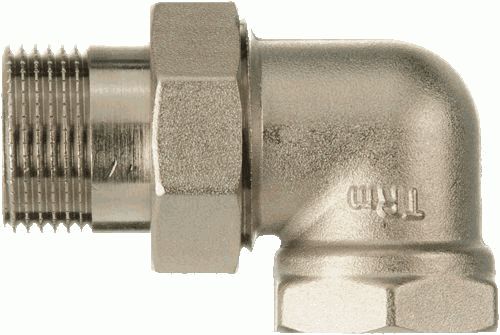 "Американка" сгон угловой разъемный, 1" г - ш,  лат., O-Ring TRm 06284