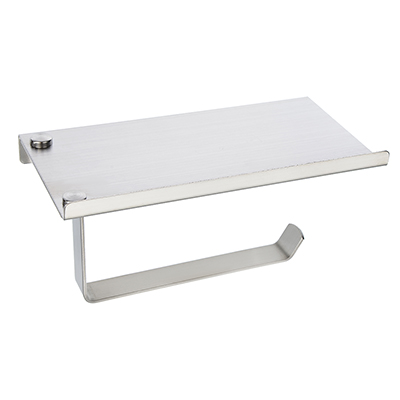 SonWelle Бумагодержатель открытый с полочкой для моб. с креплением, металл