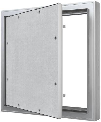 Люк ревизионный D Ceramo Comfort 300х400 скрыт.монтаж усил.петля алюминий EVECS под плитку