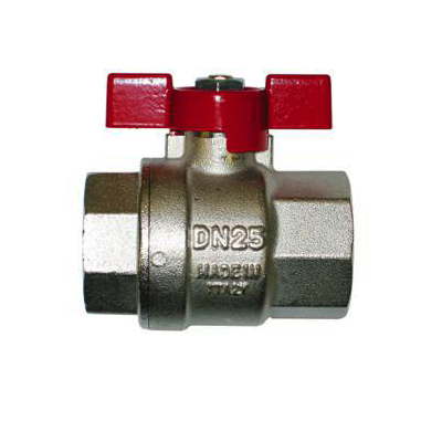 Кран шар. 3/4" г-г  бант, лат. ник.  Master, Evermid Plus (ЖЦ)