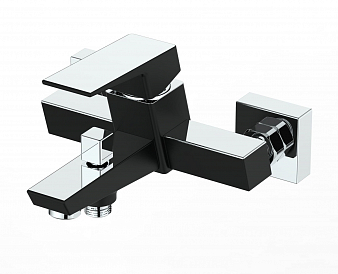 ARGO 3505P GRANO black Смеситель для ванны, хром/черный