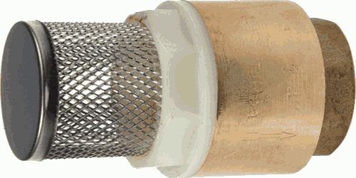Обратный клапан 3/4" с фильтром, латунь (33949)