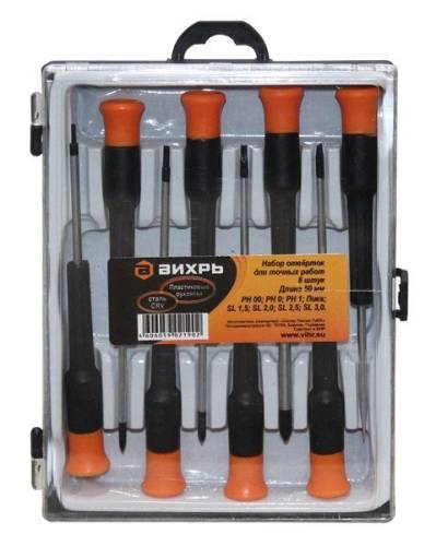 ВИХРЬ Набор отвёрток для точных работ НОТ 8