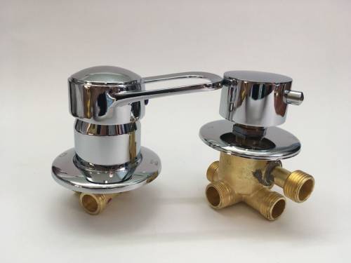 Смеситель на 5 режимов, 120 мм, под гайку для душевой кабины