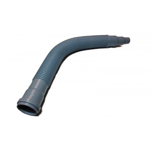 Патрубок удлинит. 50 мм - 50/40/32 мм, гофрир., 0.4 м, серый, полипроп. "МУЛЬТИМИР" 