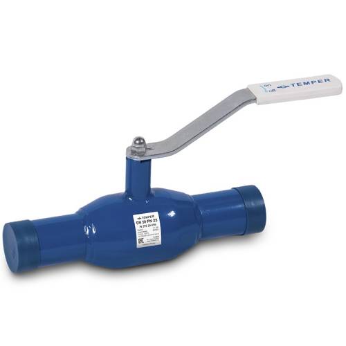 Кран стальной, сварной шар. DN 20/15 PN 40, 300мм Temper серия 282