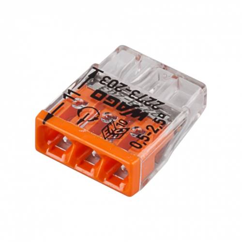 Клемма WAGO 2273-203 (3Х2,5мм2 без пасты) 