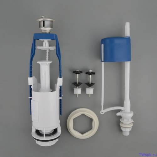 Арматура д/унит., А 77.57.28.1  Псков, кнопка 2 реж., нижн. подв.