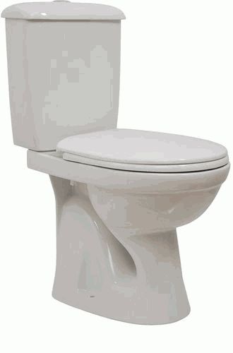 Унитаз-компакт Суперкомпакт хром бел., ниж.подв., В ПОЛ, в компл Оскольская керамика (ЖЦ)