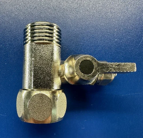 Кран 3-х проходной Аквабрайт КБП-14-12 1/2"х1/4" для питьевых систем к водоснабжению