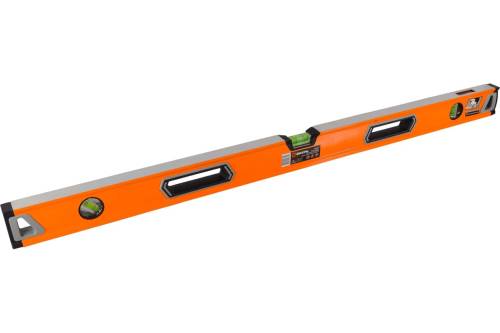 Уровень алюминиевый "Усиленный" 600 мм, 3 глазка (1 зеркальный), 2 комп.рукоятки Вихрь