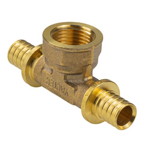 Тройник надвижной 20(2,8) х 1/2" ВН х 20(2,8) VALTEC