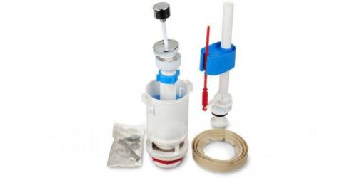 Арматура д/унит., нижн..подв.,кнопка хром WC4550M