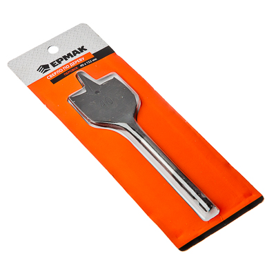 Сверло по дереву перовое 40х152мм. ЕРМАК