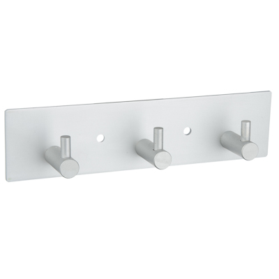 Планка с 3-мя крючками SonWelle 18см, хром, металл