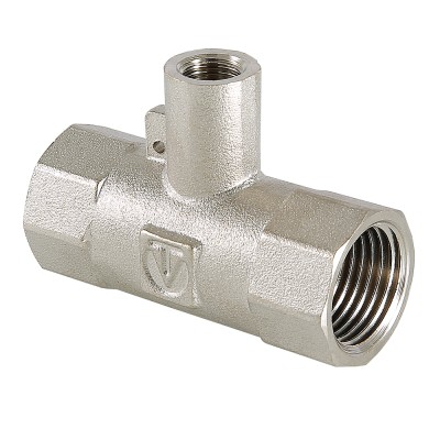 Тройник VALTEC под датчик теплосчётчика, 3/4"х M10 х 3/4" вн.-вн.-вн.