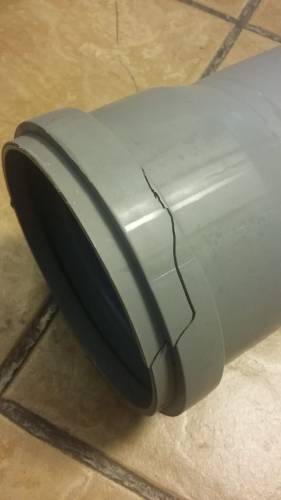 УЦЕНКА 50% Труба  БЕЗ РАСТРУБА  110* 2.2- 1.0 м, ПВХ Ostendorf  (ЖЦ)