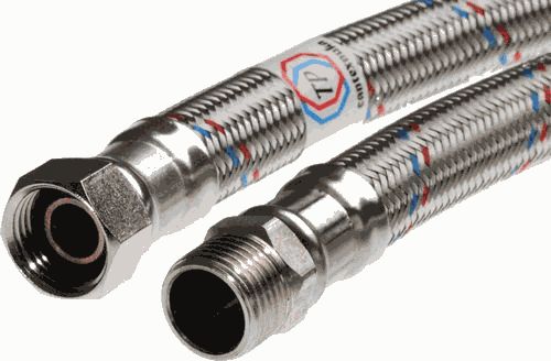 Подводка воды, ГИГАНТ, 3/4", 0,8 м, г - ш, нерж."TР-САНТЕХНИКА"