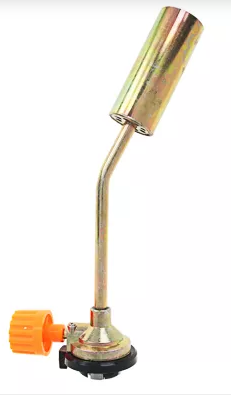 Газовая горелка к баллону с цанговым захватом, сопло 23мм, 19х6,5х4см, металл, пластик ЧИНГИСХАН