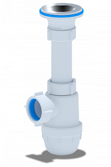 Сифон АНИ ВМ1000 ЮНГ, 1 1/4" х 32,  с выпуском 