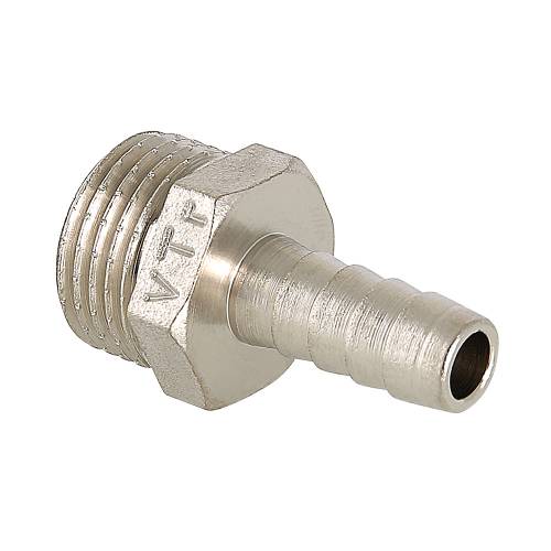 Переходник для резин. шланга  1/2" ш - 16 мм VALTEC, никель латунь