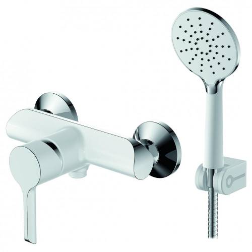 ARGO 4006P ELAT Смеситель для душа, корпус хром/белый