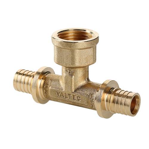 Тройник надвижной 20(2,8) х 1/2" ВН х 20(2,8) VALTEC