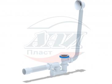 Обвязка АНИ EC255S  д/ванны 1.1/2"*40 с вып. (сетка) регулир., клик-клак, с гибк. труб. 40/50