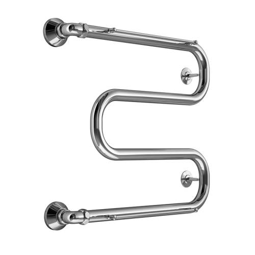 MELODIA Полотенцесушитель Simple Shelf М-образный б/кронштейна 50х40х1" с полкой MTRSS5040