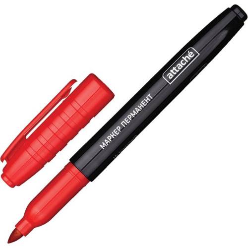 Маркер перманентный Attache (1,5-3 мм, круглый наконечник)