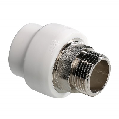 Муфта комб.  НАР. рез., 50*1 1/2", под ключ, ПП