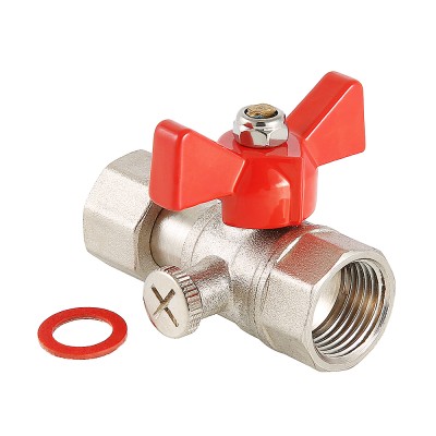Кран шаровой 1/2" х 1/2" г-г для манометра VALTEC