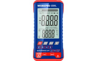 Мультиметр цифровой (дисплей двухстрочный) WORKPRO