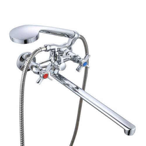 Смеситель для ванны и умыв. РМС SL118-140P излив 35см