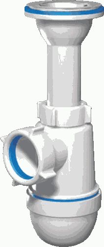 Сифон АНИ C0500  1.1/2"*40 литой выпуск