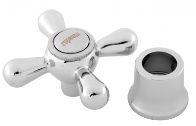 Маховик крест 7*7 под квадрат, арт. 1087, металлический  