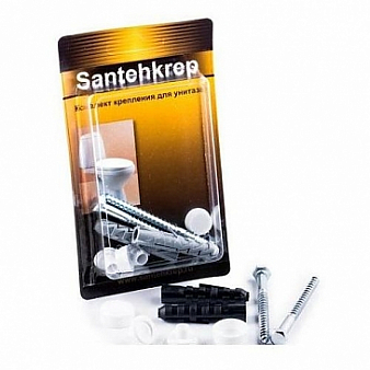 Крепеж для унитаза к полу 2 болта  СИМТЕК, Блистер  