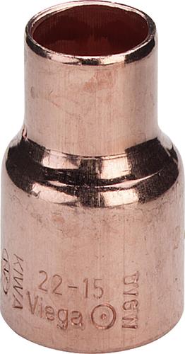 Медь. Муфта переходная 28*22 мм  Viega, Sanha  5240, 95240