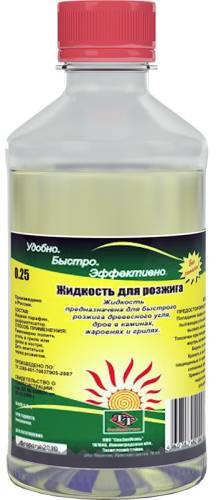 Жидкость для розжига 0,25л парафин СевЗапУголь 112702