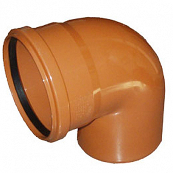ОТВОД  наружный  200 мм , 87 град., ПВХ
