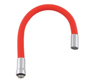 Излив для кухни гибкий красный №5 Г141