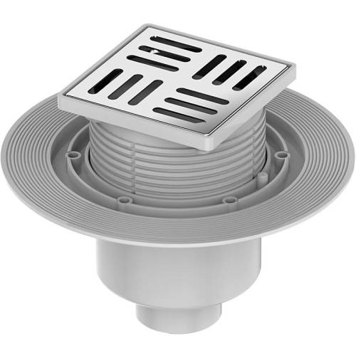 Трап Gappo душевой сатин 100*100мм G81010-51