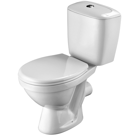 Унитаз-компакт "Паллада" (стандарт: 2-реж., дюро, метал крепеж, прямой) Сантек (1.WH30.2.376)(ЖЦ)