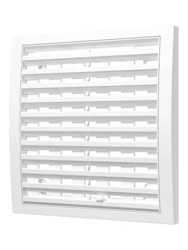 Решетка вентиляционная РРП разъемная регулируемая 200х200 пластик ERA