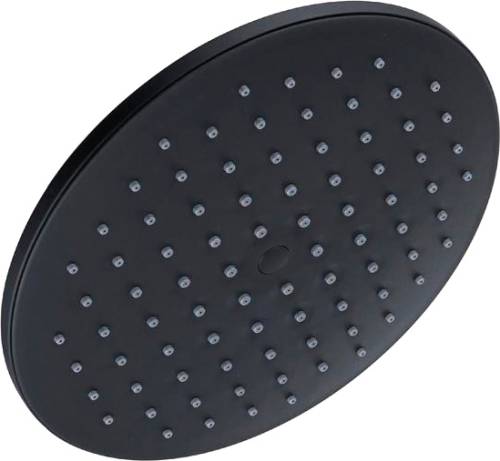 Верхний душ AGNES черный. 225мм. "ARGO"