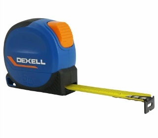 Рулетка 5 м (25 мм) Dexell Pro L2, магнитный наконечник, автоблокировка, двусторнняя шкала