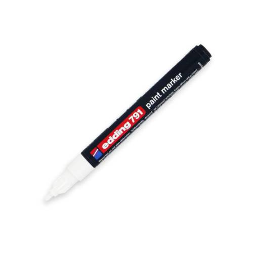 Маркер промышленный (лак) Edding (1-2 мм) белый